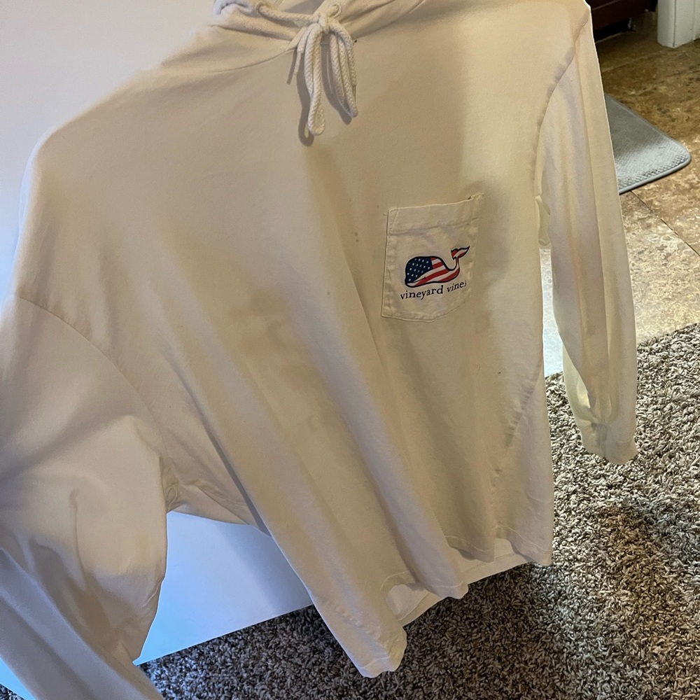 Vineyard Vine Hooded Long Sleeve Tee